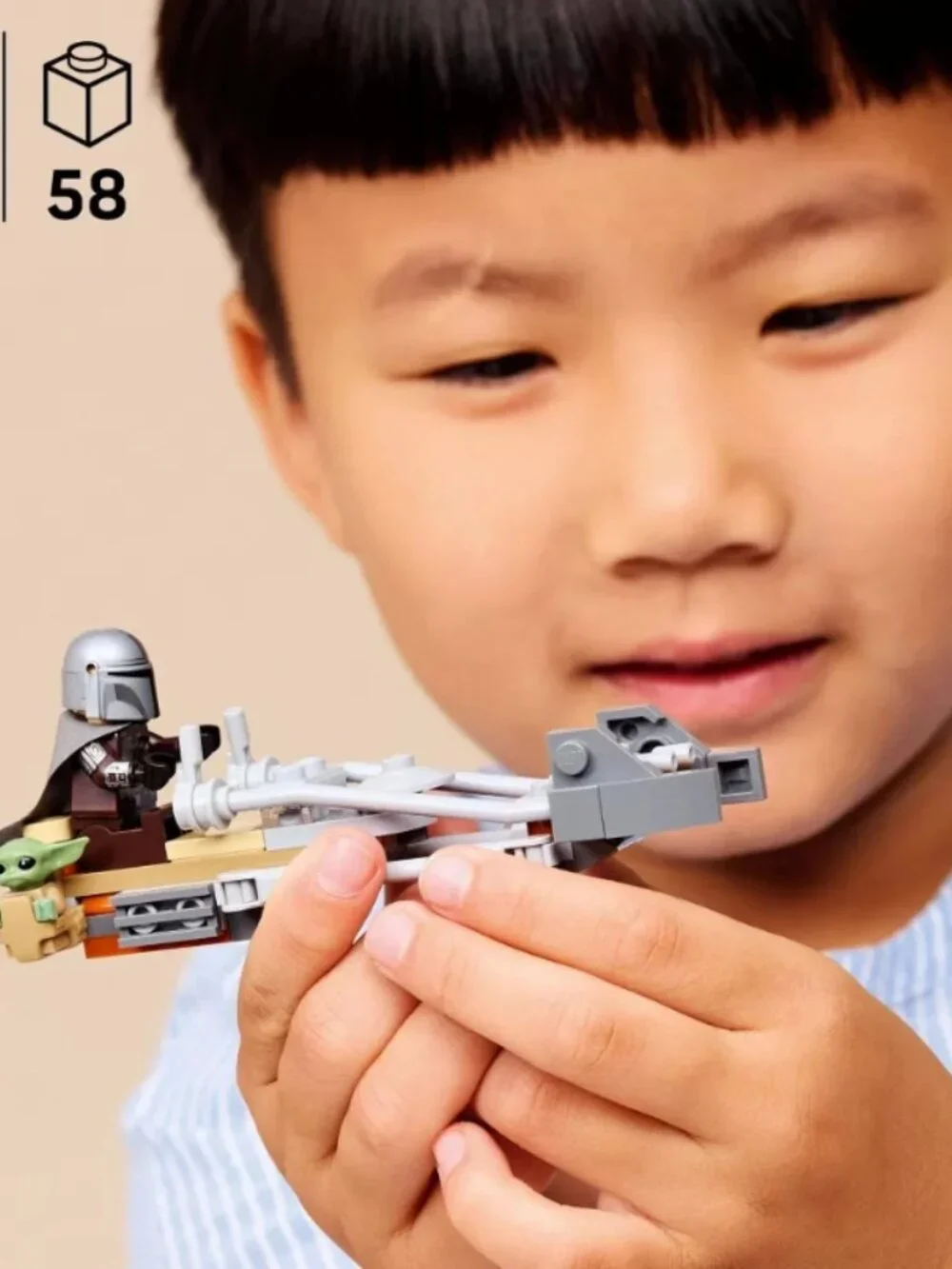 LEGO Star Wars The Mandalorian & Grogu's Speeder Bike 75436, 58 Pieces, 6+ NEW - Picture 6 of 13